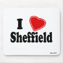 I Love Sheffield mousepads