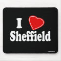 I Love Sheffield mousepads