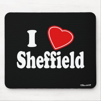 I Love Sheffield Mouse Mats by Rep_Yo_City