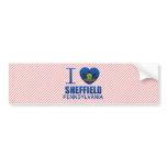 I Love Sheffield, PA bumper stickers