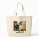 I love Shelties tote bag