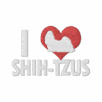 I Love Shih Tzus Women's Embroidered Polo Shirt