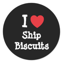 I love Ship Biscuits heart T-Shirt