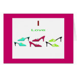 I love Shoes cards