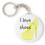 I Love Shoes keychains