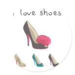 I love shoes stickers