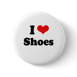 I Love Shoes Tshirt buttons