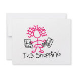 I love shopping invitation