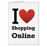 i love shopping online cards