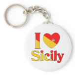 I love Sicily Keychain