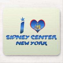 I love Sidney Centre, New York Mousepad