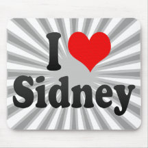 I love Sidney Mouse Pad