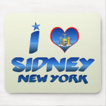 I love Sidney, New York Mouse Pad