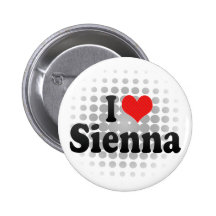 I Love Sienna Button
