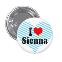 I love Sienna Pinback Button