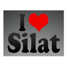 I love Silat Postcards