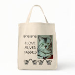 I Love Silver Tabbies bags