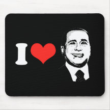 I Love Silvio Berlusconi Mousemats