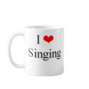 I Love Singing mugs