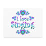 I Love Singing Postcard