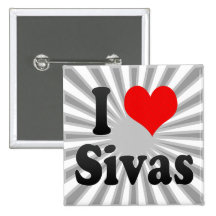 I Love Sivas, Turkey Pin