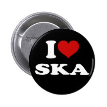 I Love Ska Pins