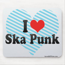 I Love Ska Punk Mousepads