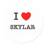 I Love Skylar stickers