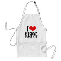 I Love Sleeping Apron