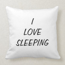 I LOVE SLEEPING PILLOW