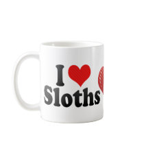 I Love Sloths Mugs