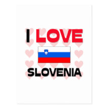I Love Slovenia Postcard