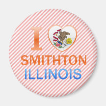 I Love Smithton, IL Fridge Magnet