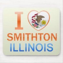 I Love Smithton, IL Mouse Pad