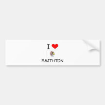I Love SMITHTON Illinois Bumper Sticker