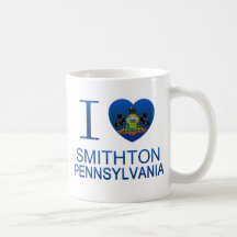 I Love Smithton, PA Coffee Mugs