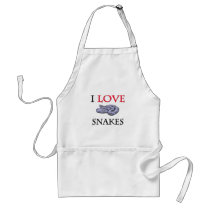 I Love Snakes Apron