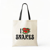 I Love Snakes Tote Bag