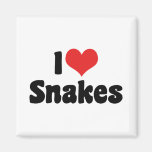 I Love Snakes Fridge Magnet