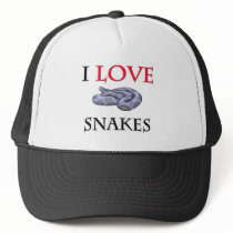 I Love Snakes Trucker Hats