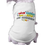 I Love Snooker Dog Shirt