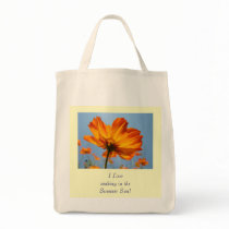 I Love soaking in the Summer Sun! beach bag totes