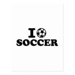 I love soccer postcards
