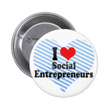 I Love Social Entrepreneurs Pins