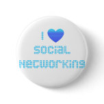 I Love Social Networking buttons