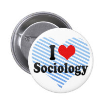 I Love Sociology Pin