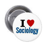 I Love Sociology Pin