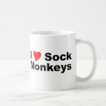 I Love Sock Monkeys Mugs