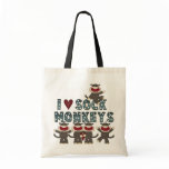 I Love Sock Monkeys Tshirts and Gifts bags