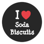 I love Soda Biscuits heart T-Shirt stickers